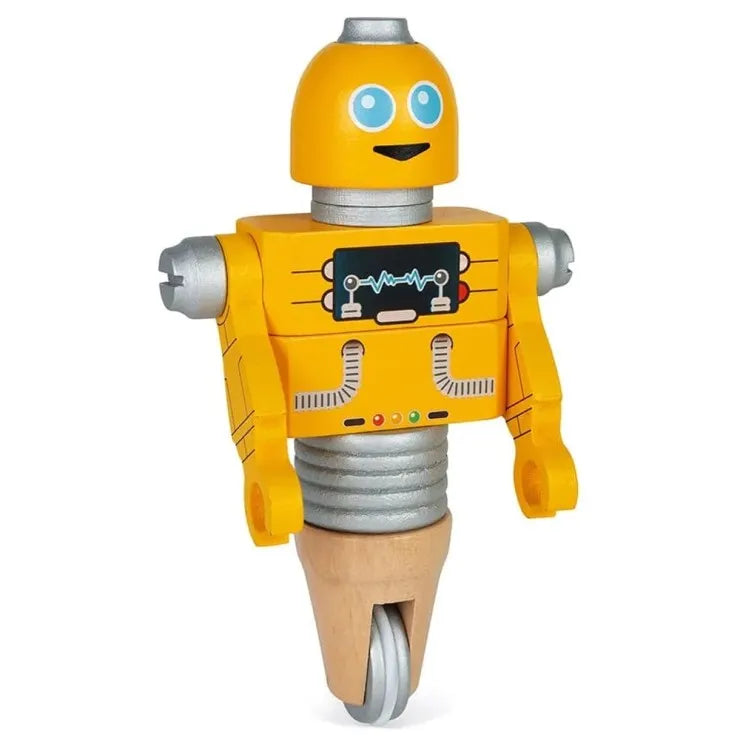 Janod Brico’Kids Wooden Robot Construction Toy – DIY Build & Play Set for Kids, Model-J06473